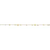 Bracelet or 750/1000 motifs ovales estampes