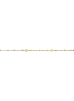 Bracelet or 750/1000 motifs ovales estampes