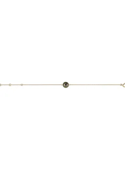 Bracelet or jaune 18 carats perle de Tahiti 8/9 mm