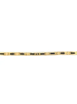 Bracelet saphir et diamants en or 18 carats