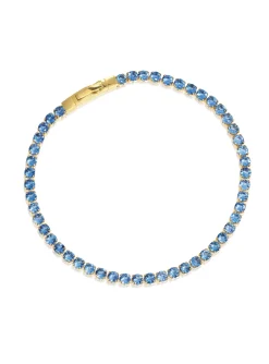 Bracelet SIF JAKOBS ELLERA GRANDE_x005f_x000D_rivière oxydes de zirconium bleu
