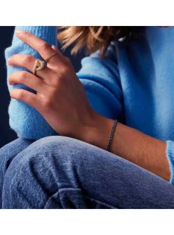 Bracelet SIF JAKOBS ELLERA GRANDE_x005f_x000D_rivière oxydes de zirconium bleu
