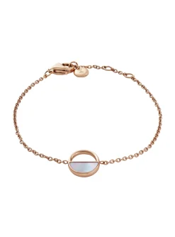 Bracelet Skagen Elin acier rose nacre