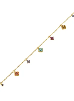 Bracelet souple Agatha Beloved pampilles doré