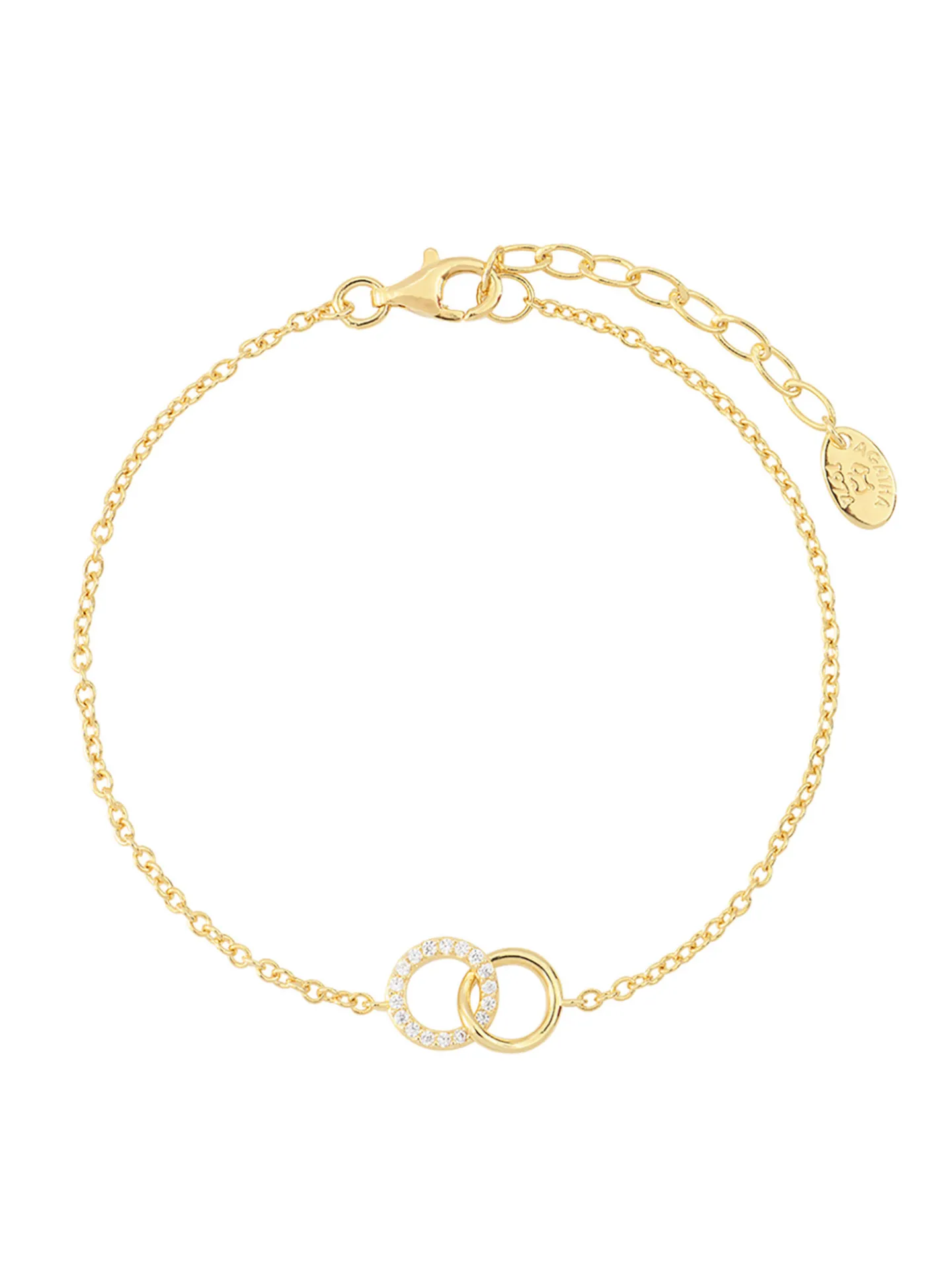 Bracelet souple Agatha Rondou doré