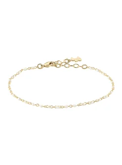 Bracelet souple Agatha Smarty doré blanc