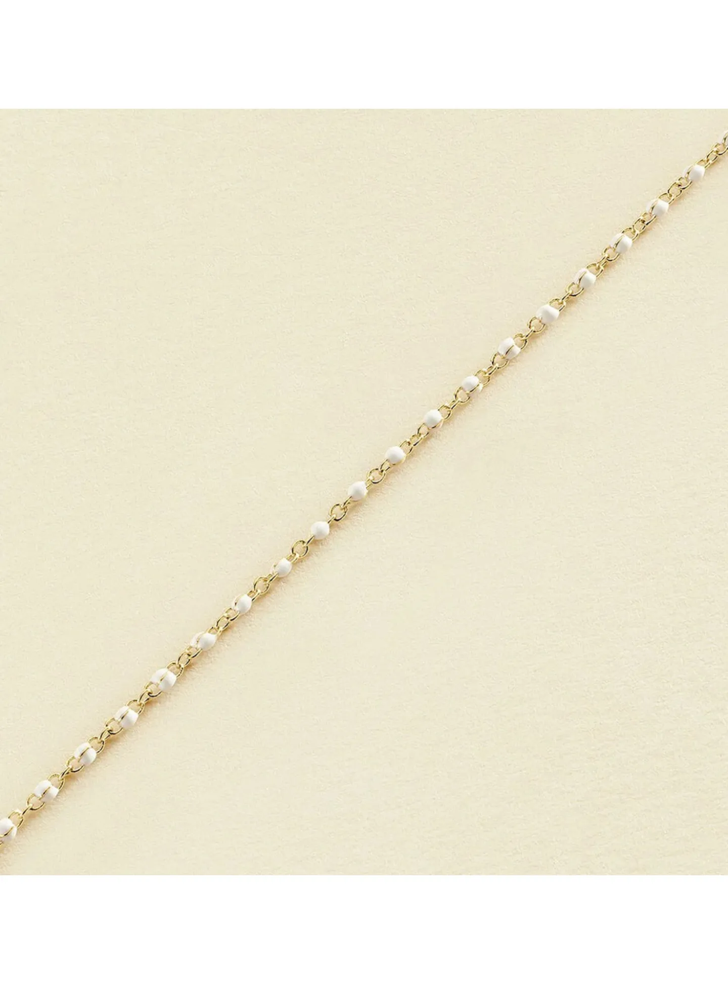 Bracelet souple Agatha Smarty doré blanc