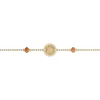 Bracelet souple Les Cadettes Birthstones Juillet_x005f_x000D_rubis