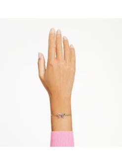 Bracelet Swarovski Idyllia Papillon rose et doré