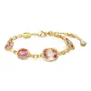 Bracelet Swarovski Imber taille octogonale rose