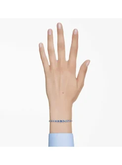 Bracelet Swarovski Imber argenté et bleu