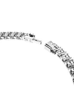 Bracelet Swarovski Matrix Tennis M_x005f_x000D_placage argenté