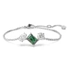 Bracelet Swarovski Mesmera vert et blanc