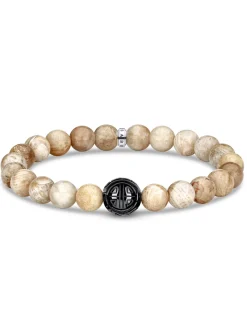 Bracelet Thomas Sabo argent perles jaspe
