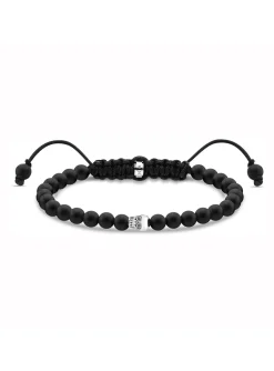 Bracelet Thomas Sabo en argent et obsidiennes