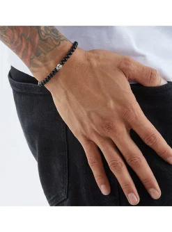 Bracelet Thomas Sabo en argent et obsidiennes