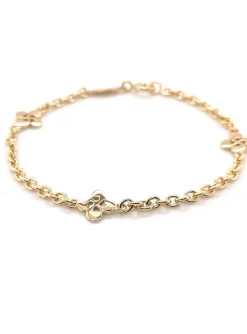 Bracelet trois croix basques plaqué-or