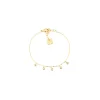 Bracelet Zag Bijoux acier et pampilles oxydes