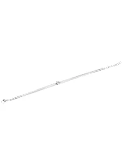 Bracelet Zag Bijoux acier solitaire zirconium
