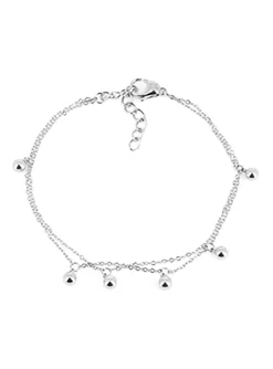 Bracelet Zag Bijoux acier pampilles