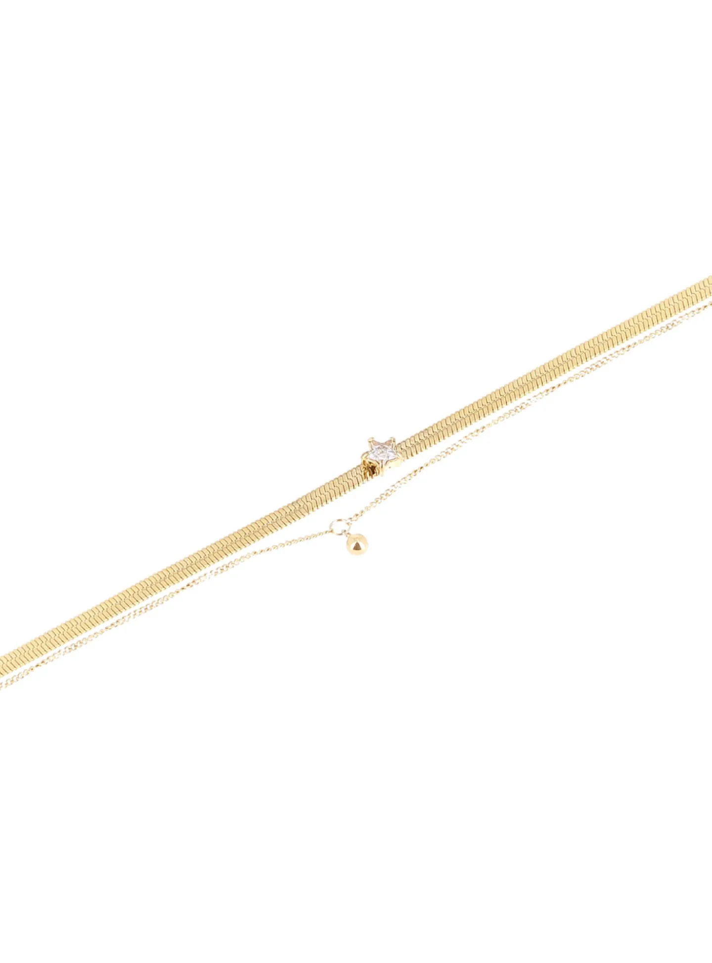 Bracelet Zag Bijoux Altora acier doré