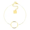 Bracelet Zag bijoux anneau simple