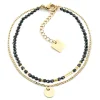 Bracelet Zag Bijoux Apache onyx noir