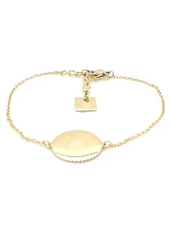 Bracelet Zag Bijoux Bagan acier doré