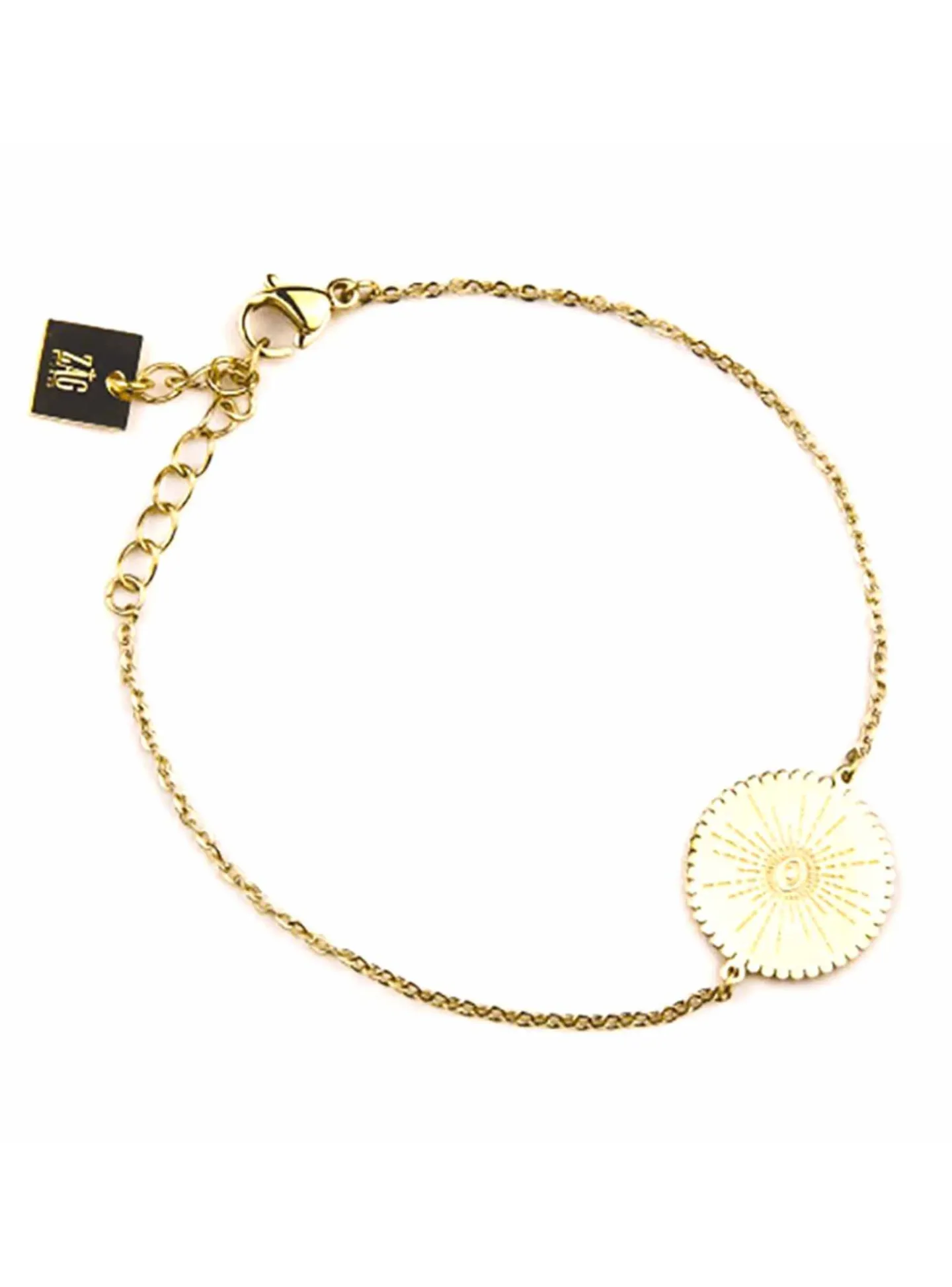 Bracelet Zag Bijoux Bagan acier doré