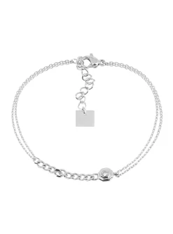 Bracelet Zag Bijoux Belenos acier zirconium
