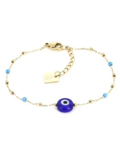 Bracelet Zag Bijoux Bodrum oeil bleu