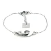 Bracelet Zag Bijoux Bow acier menottes