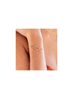 Bracelet Zag Bijoux Bruma acier doré oxydes