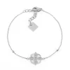 Bracelet Zag Bijoux Chambord acier_x005f_x000D_fleur nacre zirconium