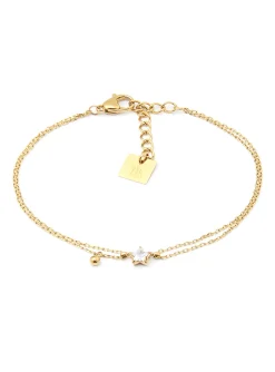 Bracelet Zag Bijoux Céline acier doré étoile oxyde