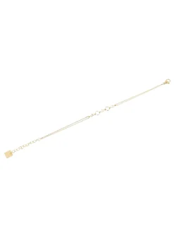 Bracelet Zag Bijoux Deneba acier doré oxydes