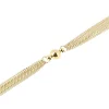 Bracelet Zag Bijoux Enchanté acier doré