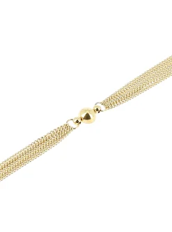 Bracelet Zag Bijoux Enchanté acier doré
