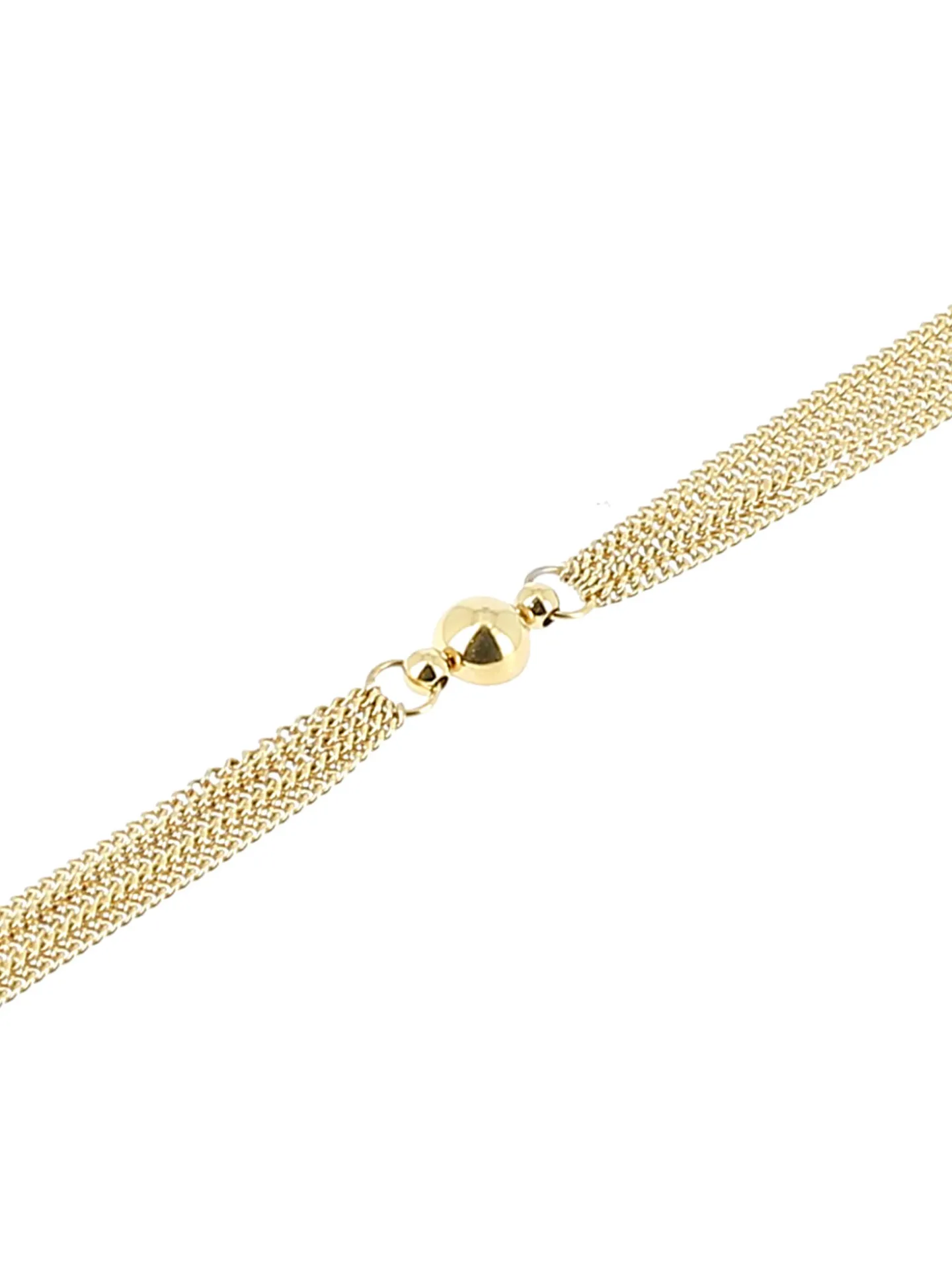 Bracelet Zag Bijoux Enchanté acier doré