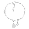 Bracelet Zag Bijoux Fretia acier 2 pampilles