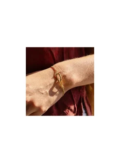 Bracelet Zag Bijoux Gamma acier doré