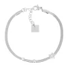 Bracelet Zag Bijoux Hemera acier étoile zirconium