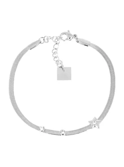 Bracelet Zag Bijoux Hemera acier étoile zirconium