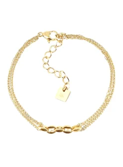Bracelet Zag Bijoux Ira acier doré