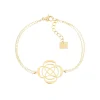 Bracelet Zag Bijoux Isaki acier doré