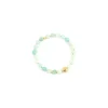 Bracelet Zag Bijoux Loua élastique perle cornaline