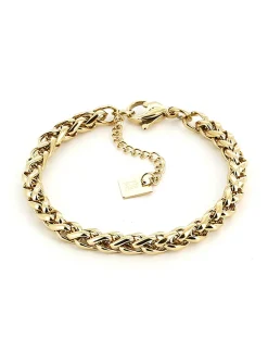 Bracelet Zag Bijoux Minerve acier doré