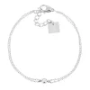 Bracelet Zag Bijoux Odile acier solitaire oxyde