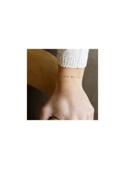 Bracelet Zag Bijoux Odile acier doré