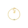 Bracelet Zag Bijoux Olga oeil turquoise_x005f_x000D_acier doré
